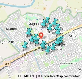 Mappa Via Theodoli Maria, 00126 Roma RM, Italia (0.708)