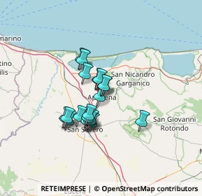 Mappa Via Collatia, 71011 Apricena FG, Italia (9.83526)