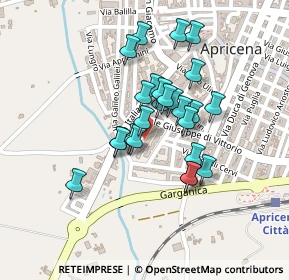 Mappa Via Collatia, 71011 Apricena FG, Italia (0.168)