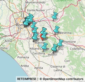 Mappa SR218, 00046 Grottaferrata RM, Italia (11.8615)