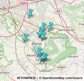 Mappa SR218, 00046 Grottaferrata RM, Italia (5.49)