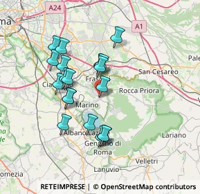 Mappa SR218, 00046 Grottaferrata RM, Italia (6.68579)