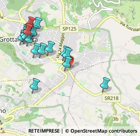 Mappa SR218, 00046 Grottaferrata RM, Italia (1.221)