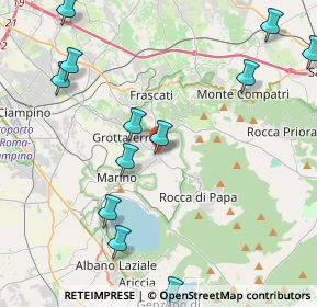 Mappa SR218, 00046 Grottaferrata RM, Italia (5.47833)