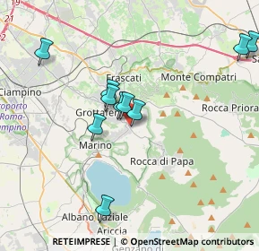 Mappa SR218, 00046 Grottaferrata RM, Italia (4.60167)