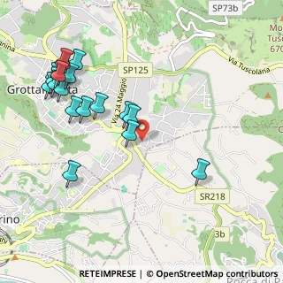 Mappa Via dei Casali, 00046 Grottaferrata RM, Italia (1.2855)