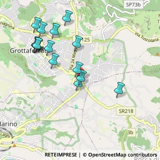Mappa Via dell'Gabriella Unità, 00046 Grottaferrata RM, Italia (1.152)
