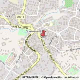 Mappa Via Campi d'Annibale, 28, 00046 Grottaferrata, Roma (Lazio)