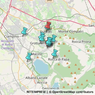 Mappa Via dell'Gabriella Unità, 00046 Grottaferrata RM, Italia (1.96667)