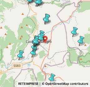 Mappa Via Lanciano, 67031 Castel di Sangro AQ, Italia (4.6495)