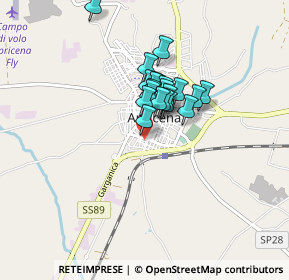 Mappa Via Giacomo Leopardi, 71011 Apricena FG, Italia (0.5865)