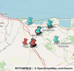 Mappa Via Giacomo Leopardi, 71011 Apricena FG, Italia (9.84263)