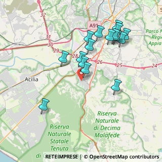 Mappa Via Renato Rascel, 00128 Roma RM, Italia (4.20563)