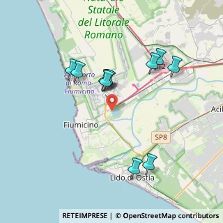 Mappa Via dell'aeroporto, 00054 Fiumicino RM, Italia (3.78182)