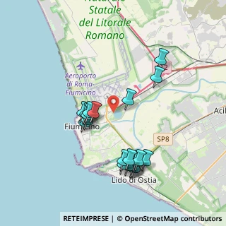 Mappa Via dell'aeroporto, 00054 Fiumicino RM, Italia (3.9855)