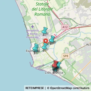 Mappa Via dell'aeroporto, 00054 Fiumicino RM, Italia (3.74923)