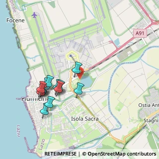 Mappa Via dell'aeroporto, 00054 Fiumicino RM, Italia (2.02846)