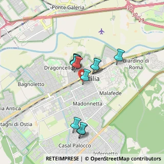 Mappa Via Pietro Aldi, 00125 Roma RM, Italia (1.47364)