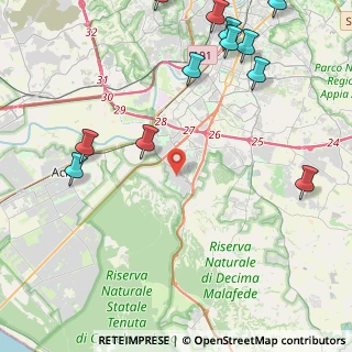 Mappa Via Claudio Villa, 00128 Roma RM, Italia (6.28417)
