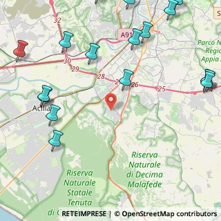 Mappa Via Claudio Villa, 00128 Roma RM, Italia (6.71059)