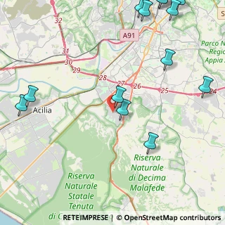 Mappa Via Claudio Villa, 00128 Roma RM, Italia (6.80429)