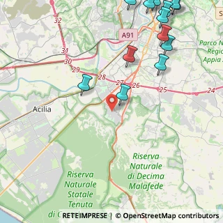 Mappa Via Claudio Villa, 00128 Roma RM, Italia (6.56)
