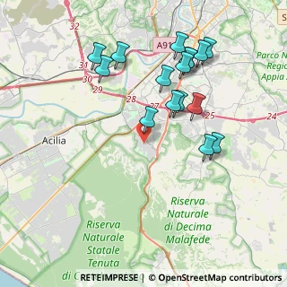 Mappa Via Claudio Villa, 00128 Roma RM, Italia (4.23875)
