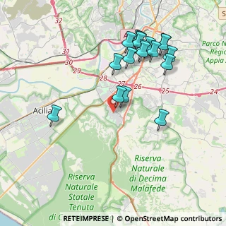 Mappa Via Claudio Villa, 00128 Roma RM, Italia (4.37833)