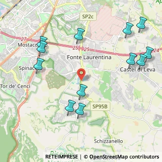 Mappa SP 95b, 00128 Roma RM, Italia (2.75417)