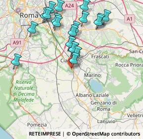 Mappa Via Appia Antica, 00043 Zona Industriale Appia Nuova RM, Italia (8.9305)