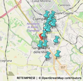 Mappa Via Appia Antica, 00043 Zona Industriale Appia Nuova RM, Italia (1.39533)
