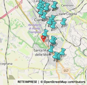Mappa Via Appia Antica, 00043 Zona Industriale Appia Nuova RM, Italia (2.085)