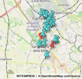 Mappa Via Appia Antica, 00043 Zona Industriale Appia Nuova RM, Italia (1.4615)