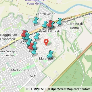 Mappa Via Bedonia, 00125 Roma RM, Italia (0.914)