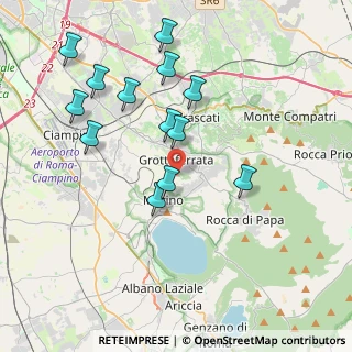 Mappa Via della Cartiera, 00046 Grottaferrata RM, Italia (4.16154)