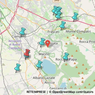 Mappa Via della Cartiera, 00046 Grottaferrata RM, Italia (5.25615)