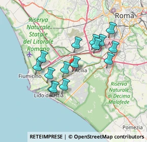 Mappa Viale Fra' Andrea Di Giovanni, 00126 Roma RM, Italia (6.53867)