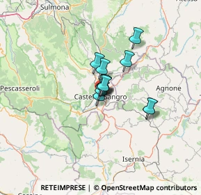 Mappa Via del Caraceni, 67031 Castel di Sangro AQ, Italia (6.88333)