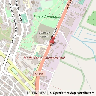 Mappa Via Pontina, 545, 00128 Roma, Roma (Lazio)
