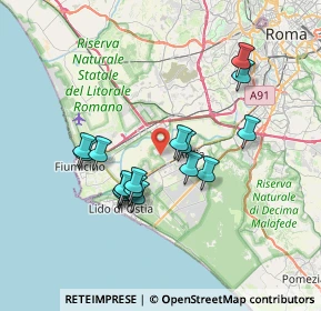 Mappa Via Cremosano, 00119 Roma RM, Italia (6.64412)