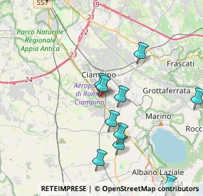 Mappa Km 17.700, 00043 Ciampino RM, Italia (4.54455)