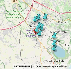 Mappa Km 17.700, 00043 Ciampino RM, Italia (2.62909)