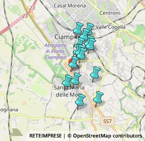 Mappa Km 17.700, 00043 Ciampino RM, Italia (1.28067)