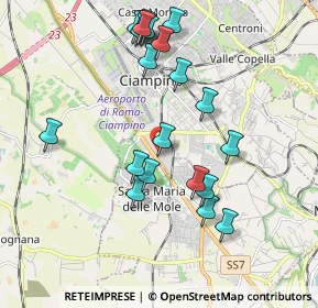 Mappa Km 17.700, 00043 Ciampino RM, Italia (2.068)