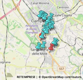 Mappa Km 17.700, 00043 Ciampino RM, Italia (1.313)