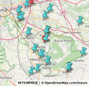 Mappa Via della Sorgenti di Squarciarella, 00046 Grottaferrata RM, Italia (10.0835)