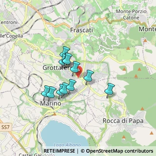 Mappa Via della Sorgenti di Squarciarella, 00046 Grottaferrata RM, Italia (1.3675)