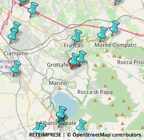 Mappa Via della Sorgenti di Squarciarella, 00046 Grottaferrata RM, Italia (6.57684)