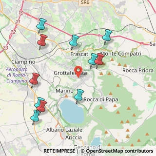 Mappa Via della Sorgenti di Squarciarella, 00046 Grottaferrata RM, Italia (4.89091)