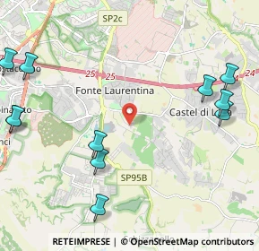 Mappa Largo Christian Doppler, 00134 Fonte Laurentina RM, Italia (3.05909)